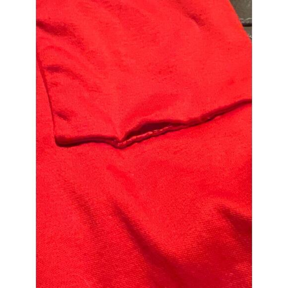 Vintage Handmade Red Dress Size Small MCM 1950  1960’s A Line Smock Empire Waist - Picture 7 of 8